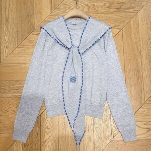 Loewe sailor collar knit sweater